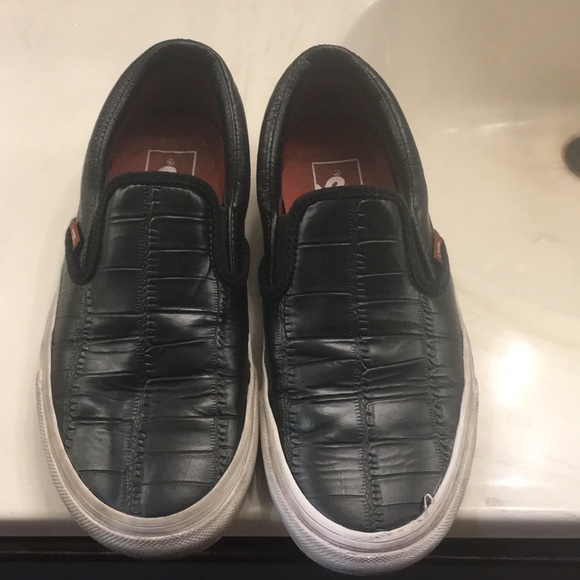 pleather vans